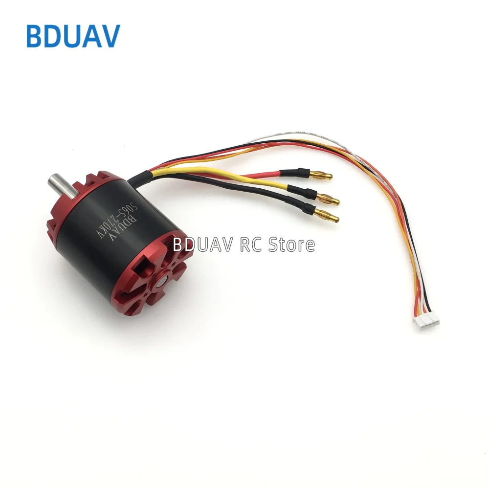 1 Pcs 5065 200KV 270KV 320KV 6-12S Bldc Outrunner Borstelloze Motor Red Sensored Voor Elektrische Sktaeboard Balancing scooter Stuwkracht