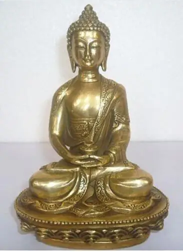 

YM 304 Buddhism Bronze Shakyamuni Sakyamuni Buddha Statue