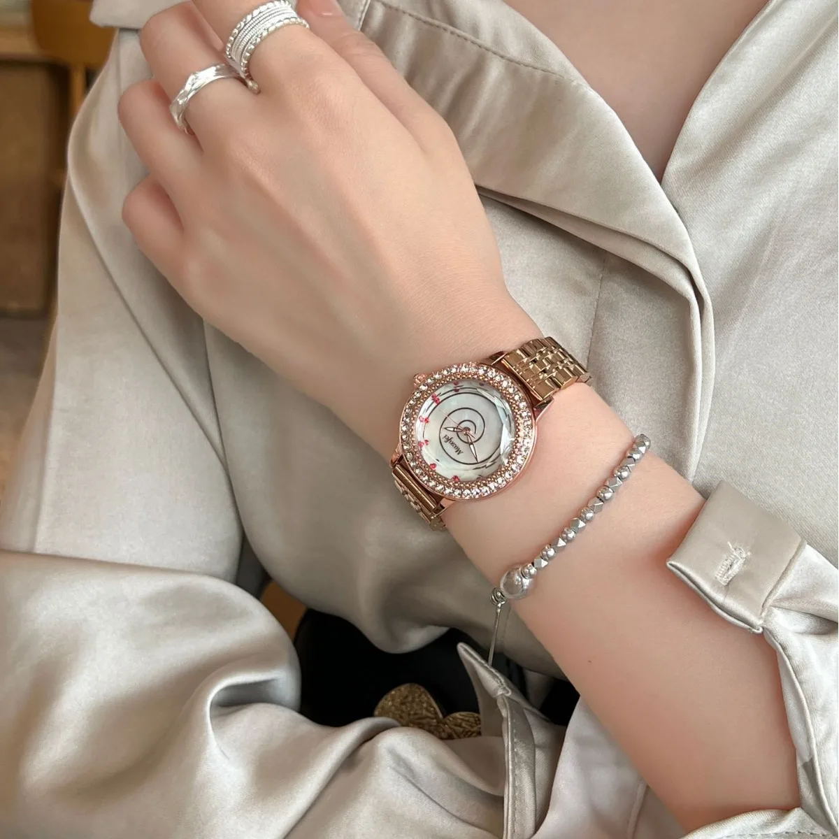 Часы наручные женские кварцевые, модные высококачественные водонепроницаемые Роскошные