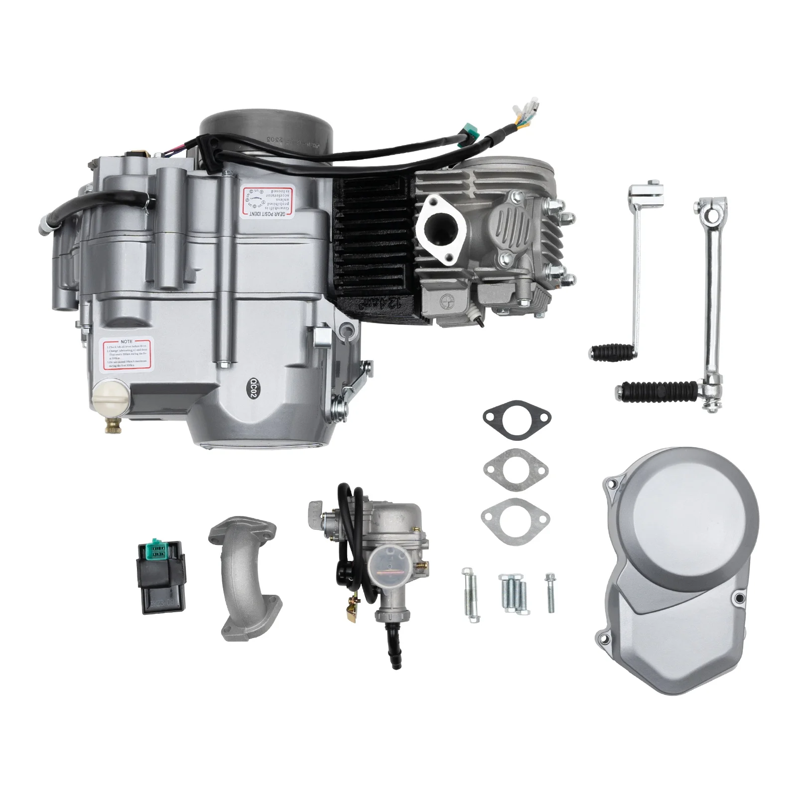 4-stroke 125CC Engine Kit 4-Speed Manual Clutch Transmission Engine for HONDA CRF50/CRF70/XR50/XR70/Z50/Z50R/CT70