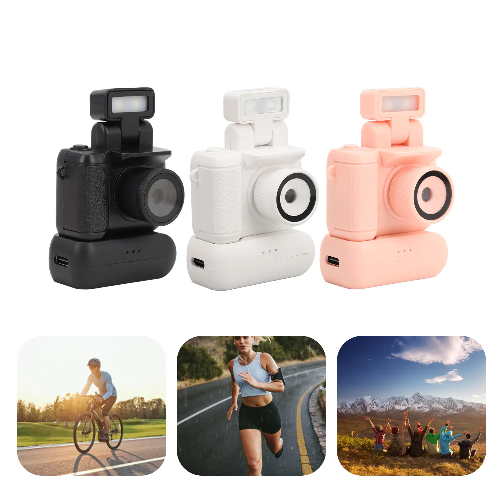 Small DV Camera 1080P HD 1.44in Color Screen Small DVR Camcorder Video Recorder Photography Thumb Camera with Flashlight new