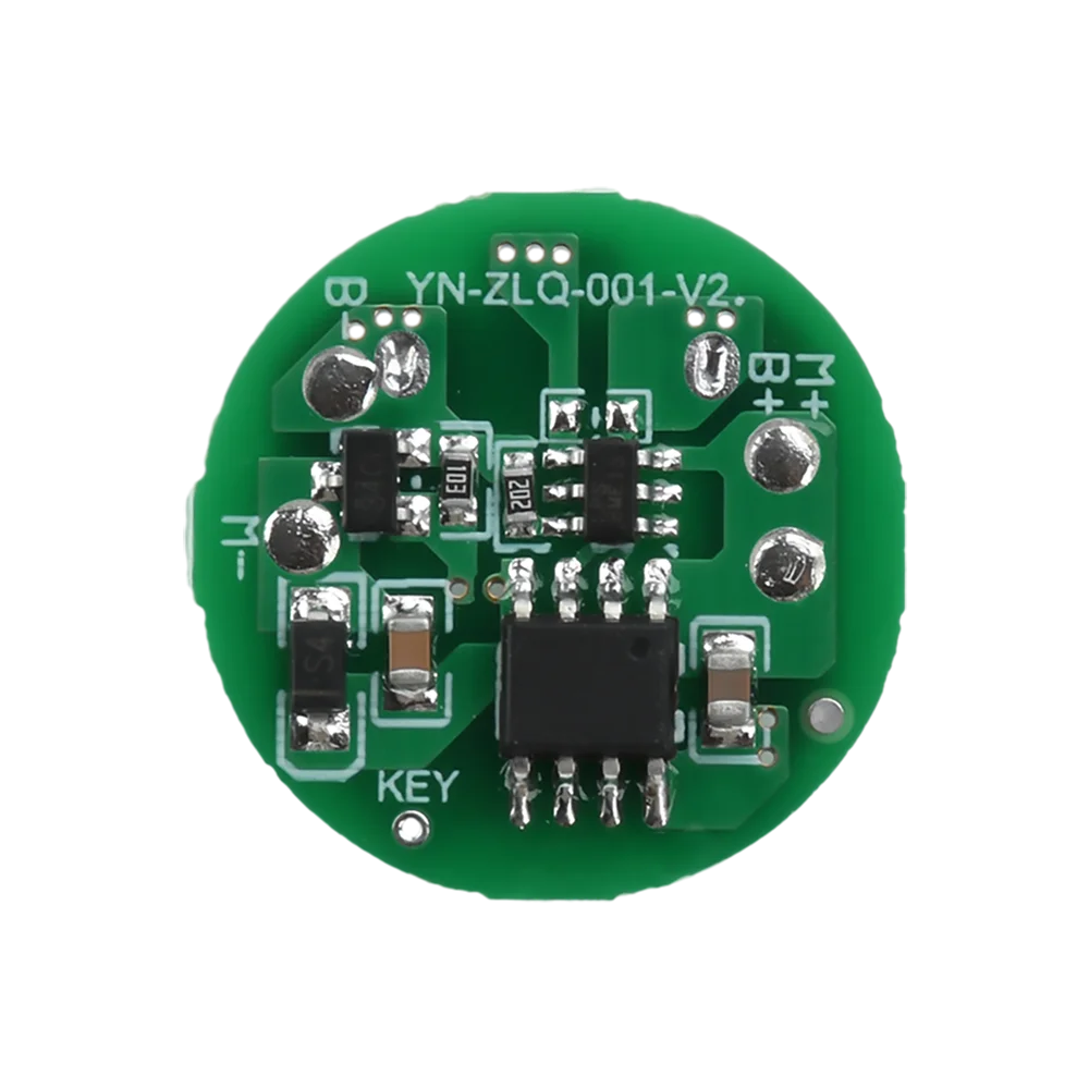 High-Power DIY Flashlight Driver Board – 3-Speed Adjustable Brightness with USB Type-C Charge/Discharge Module