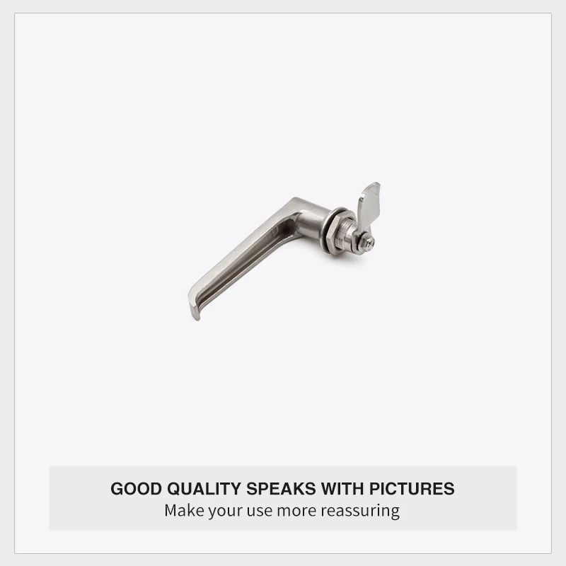 304 Stainless Steel MS324-2L Switch Cabinet Door Handle Lock Switch Cabinet Door Latch Lock Hardware Factory Pin