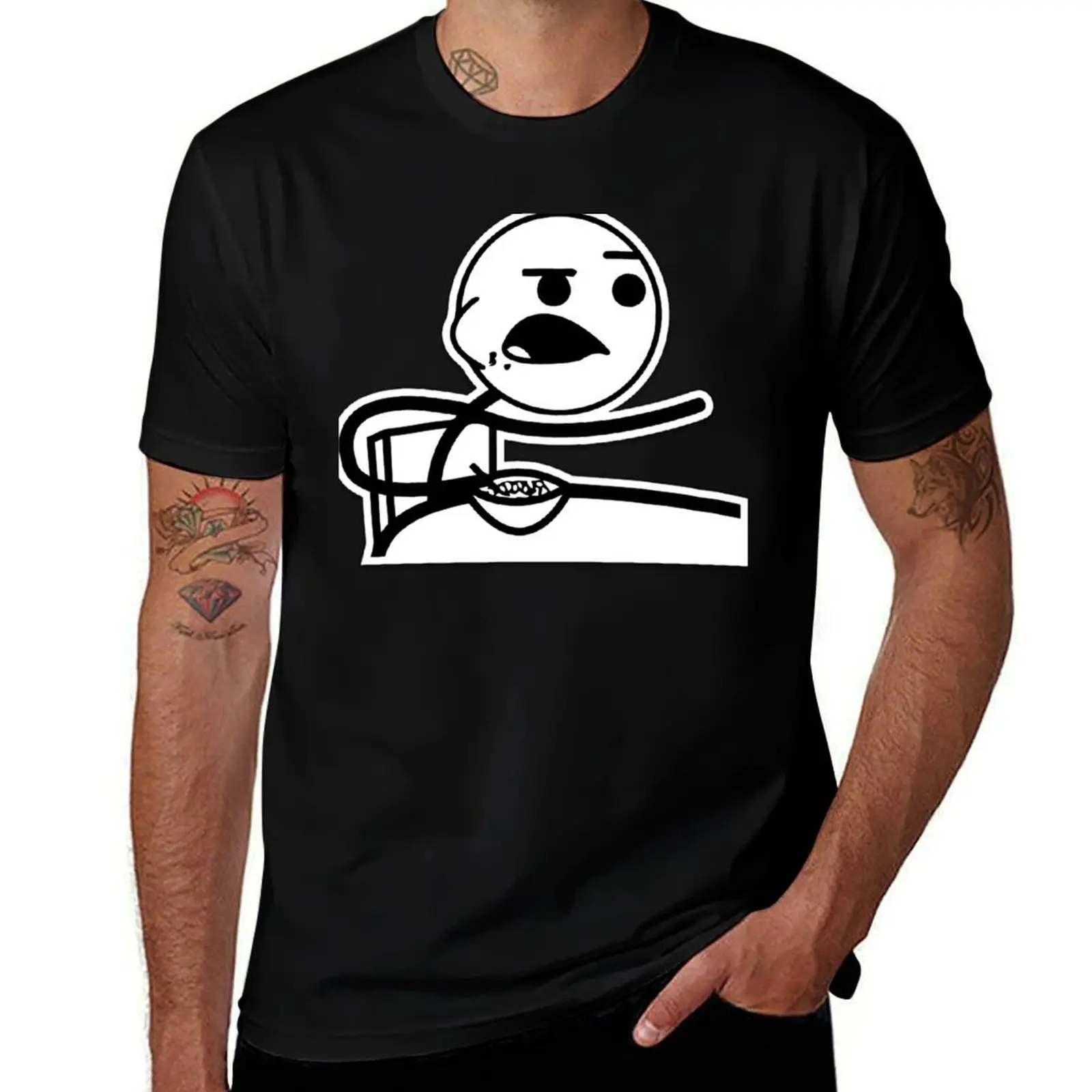 

Cereal Guy Meme T-Shirt cute tops anime graphic tee shirt man clothes men t shirts