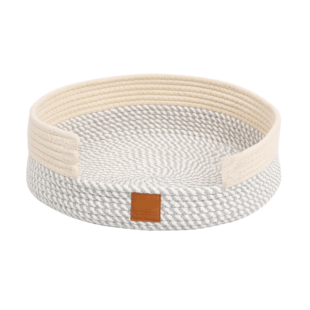 

Cosy Bed Soft Cotton Wear Resistant Long Use Cats Dogs Puppies Kittens Pet Spaces Knitting Nest Cushion Mat Pet Furniture Claw