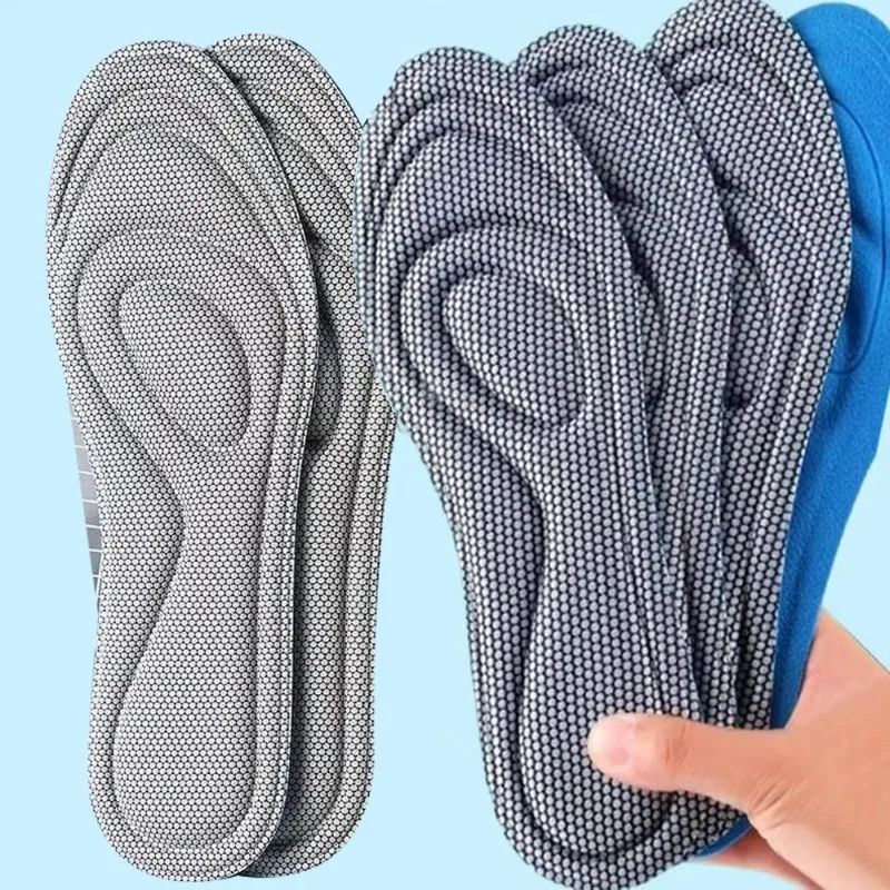 20pcs Memory Foam Orthopedic Insoles for Shoes Men Women for Shoes Sports Absorbs Sweat Soft Antibacterial Shoe Accessories