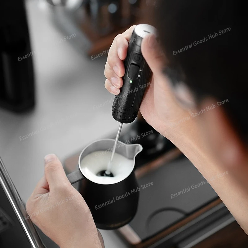 Handheld Electric Milk Frother, Coffee Latte Tank, Cream Mixer, Hair Beater Stick