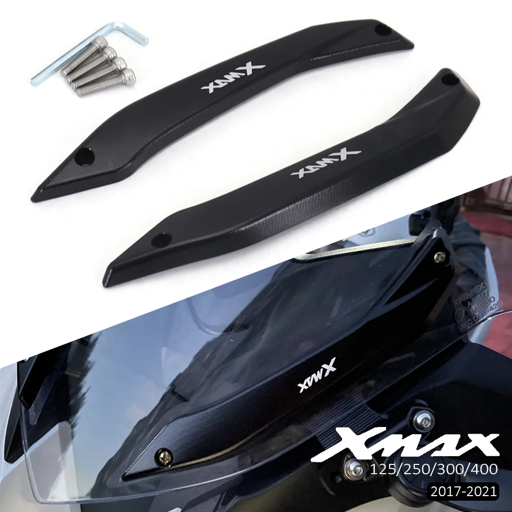 2017 2018 2019 2020 2021 Kính Chắn Gió Giá Đỡ Phù Hợp Với Cho YAMAHA XMAX300 X-MAX 300 XMAX 250 125 400 Kính Chắn Gió Xe Máy Viền thanh