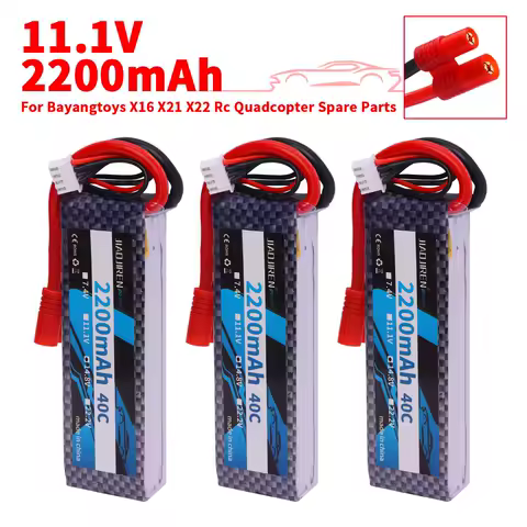 803496 11.1v 2200mAh 3s battery Lipo Battery 7.4V 11.1V Charger For Bayangtoys X16 X21 X22 Rc Quadcopter Spare Parts 11.1 V