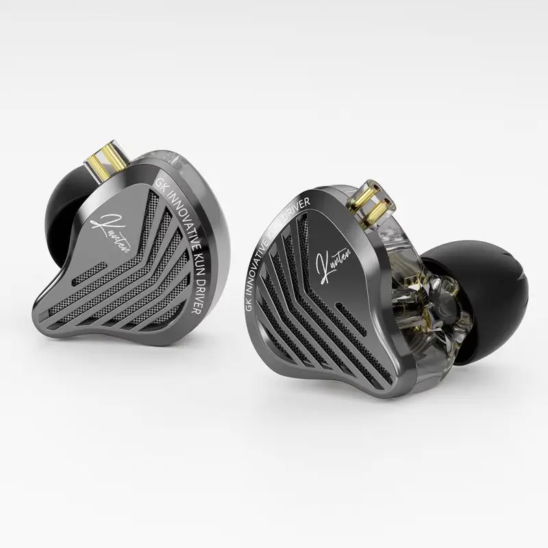 

Наушники GK KUNTEN Dynamic Drive HIFI с мощными басами, спортивные металлические наушники, съемные наушники, игровая гарнитура, вкладыши для ушей