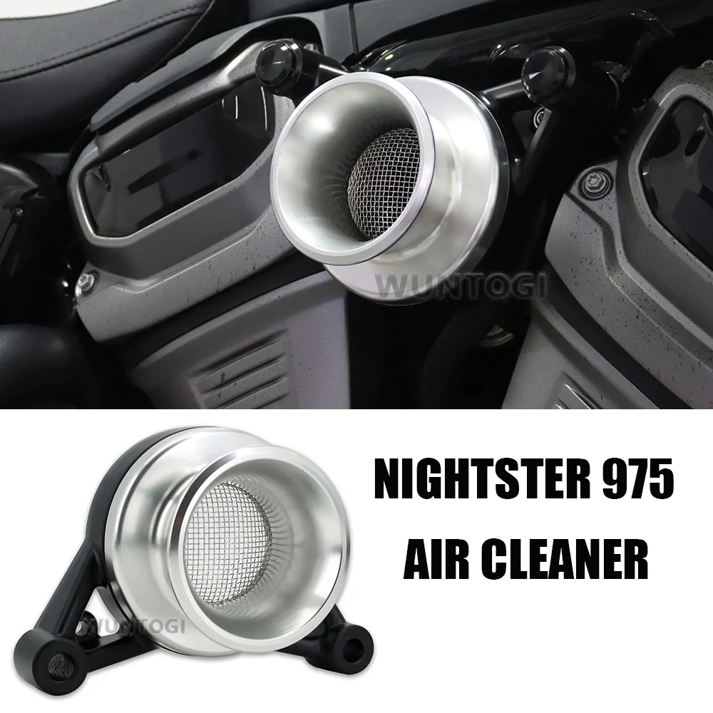 

For Harley Nightster975 RH975 2022 2023 Air Cleaner Motorcycle Nightster 975 Accessories Intake Filter System Kit Velocity Stack