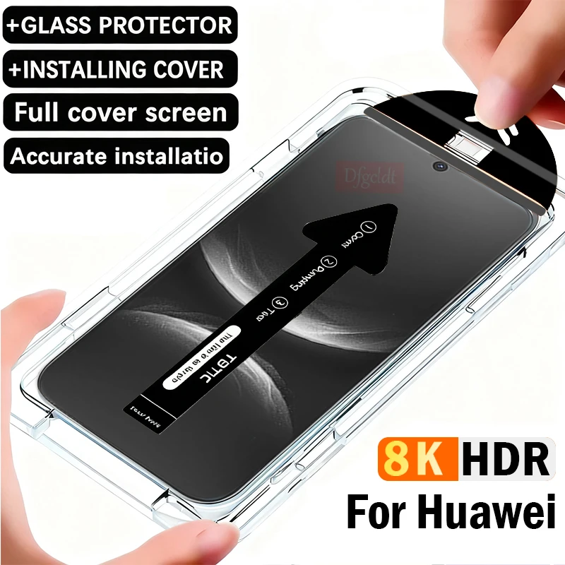 

8K Dust Free Auto Installation Tempered Glass for Huawei Nova 14 13 12 11 10 9 SE 14i 13i 12i 12s 11i 12 Lite Screen Protectors