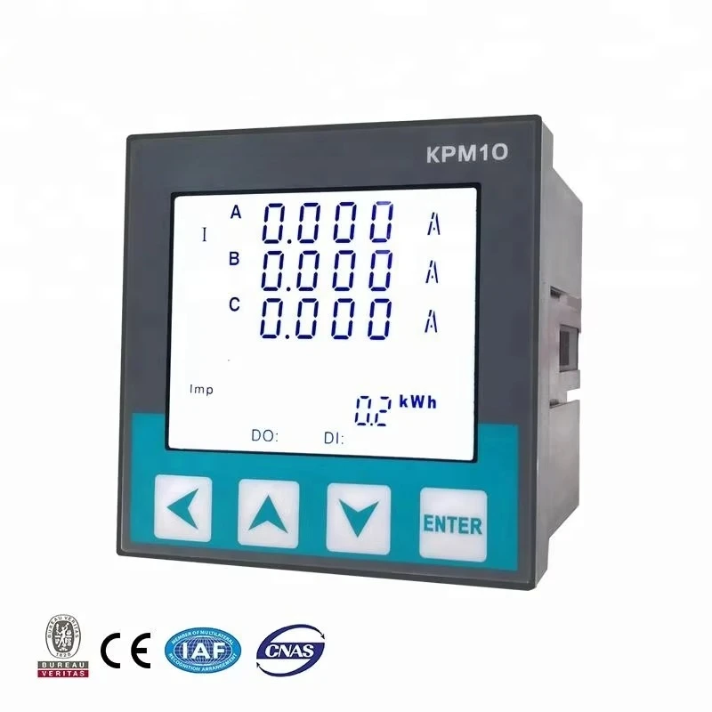 Panel Digital Modbus Rs485 Power Meter Energy Meter untuk Sistem Kelistrikan 3 Fasa