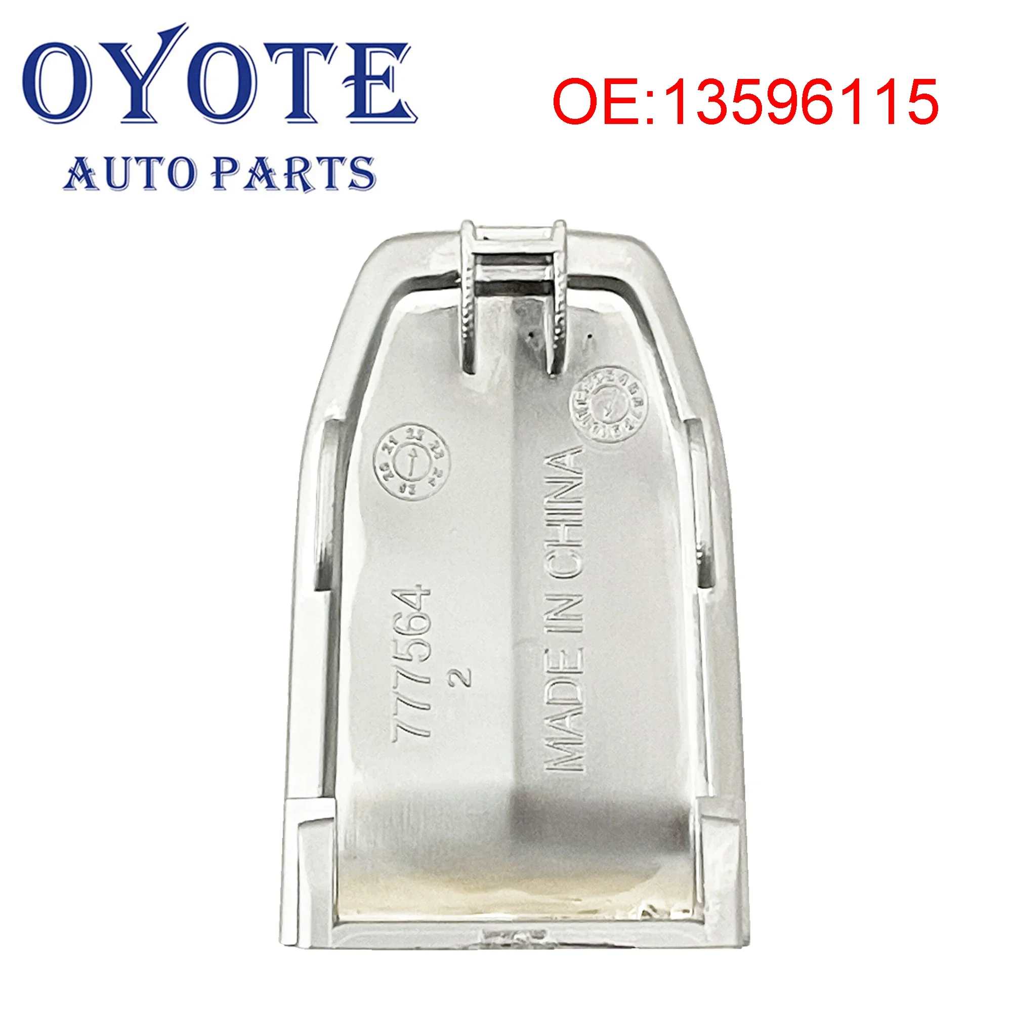 OYOTE 13596115 Car Front Door Handle Lock Cylinder Cover For 2015-2019 Cadillac Escalade EOA