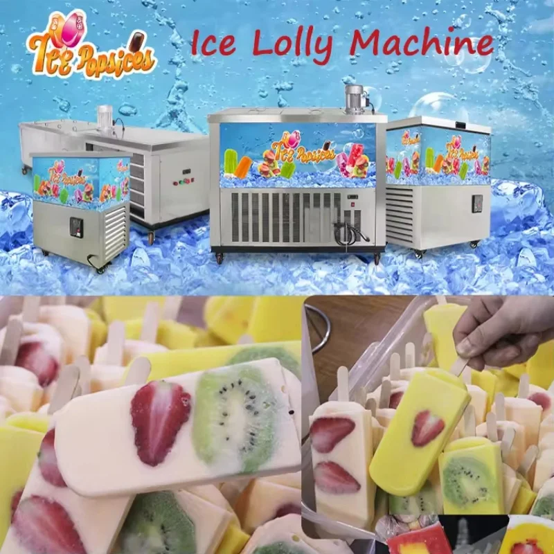 Máquina de fazer picolés de gelo, sorvete de 4 modos, máquina de fazer picolés de sorvete