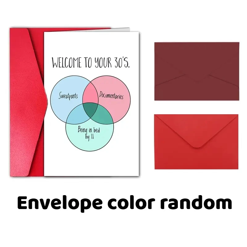 1 pc Funny Welcome to 30th Creative Birthday Card This is the perfect gift for family, friends and colleagues.