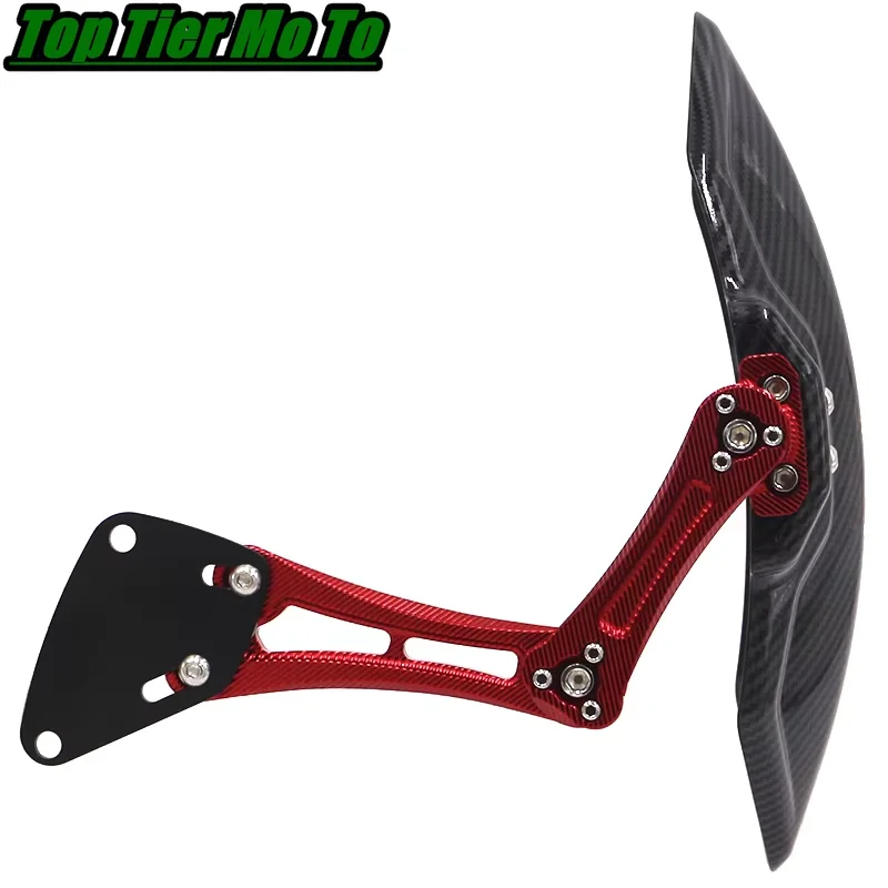 Modified rear mudguard adjustable rear fender mudguard carbon fiber textured rear shield Fit For Honda ADV160 ADV150