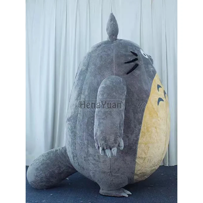 Kawaii Cosplay Cartoon Anime Inflatable Cat Mascot Clothing Giant Walking Inflatable To-to-ro Adults Costumes for Christmas