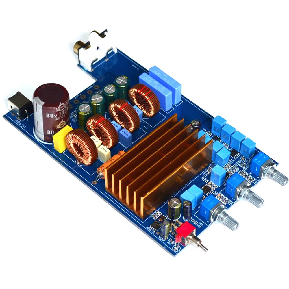 TPA3255 2.1 300W+150W+150W 1000UF/80V Class D HIFI digital Power Amplifier Board