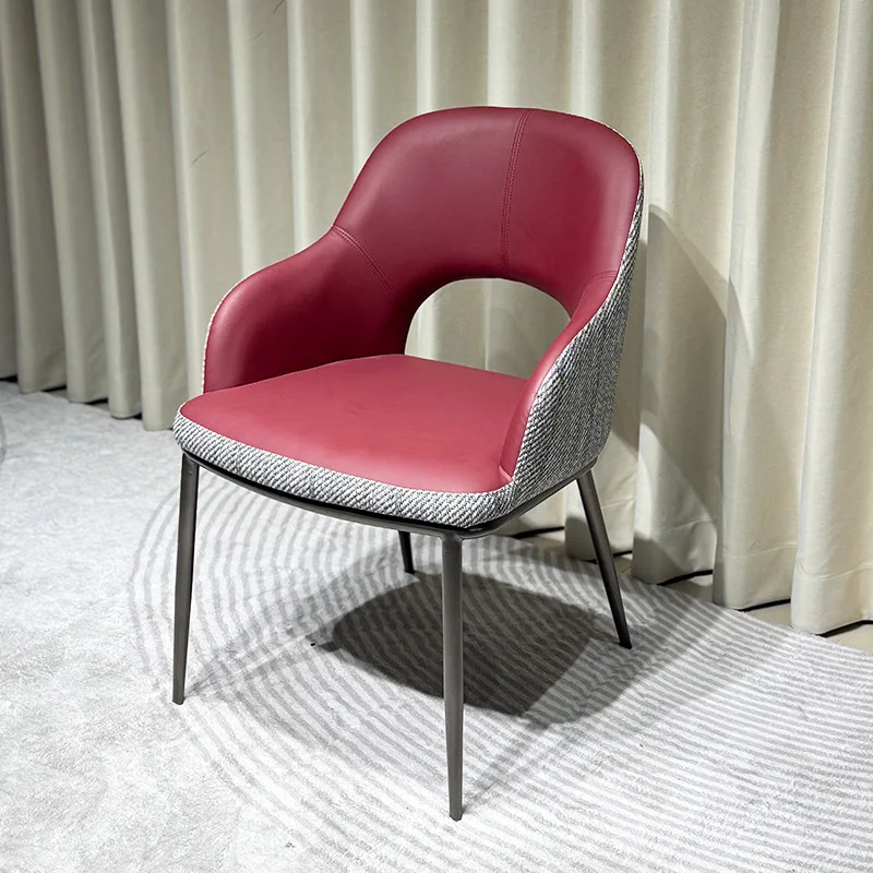 

Chair Modern Nordic Light Luxury Household Solid Wood Back Chair Hotel Negotiation Leisure Restaurant Chair Manufacturer Customi