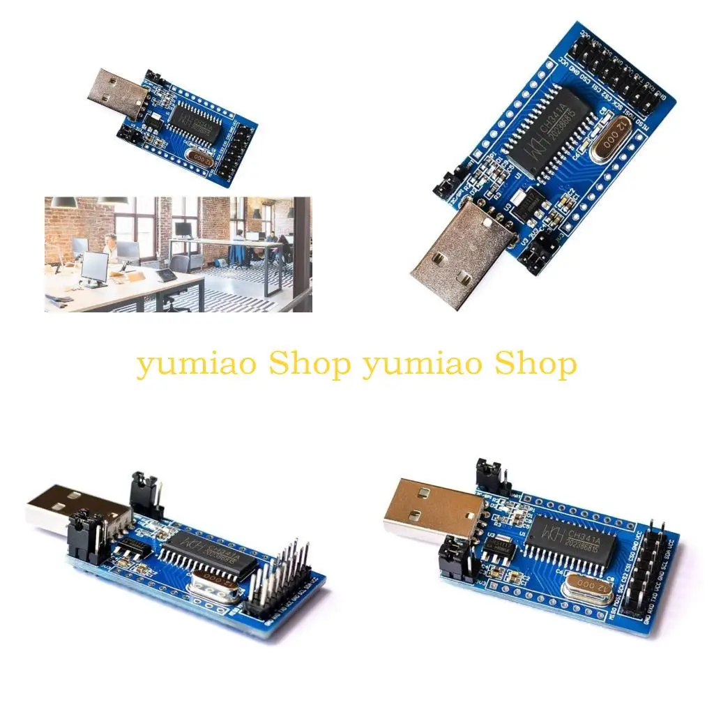 

587B CH341A Modules Industrial USB Adapter Modules Parallel Converter Modules USB