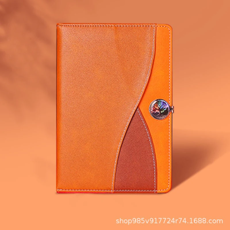 2025customized.Soft PU Leather Colorful Notebook Business Meeting Record Exhibitions Souvenir with Custom Service Sets