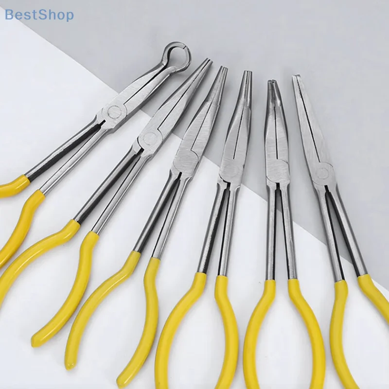 كماشة توصيل شرارة طويلة المدى ممتازة - تصميم آمن للأنف الدائري، مقابض غير قابلة للانزلاق، أداة صيانة المحرك فعالة #6