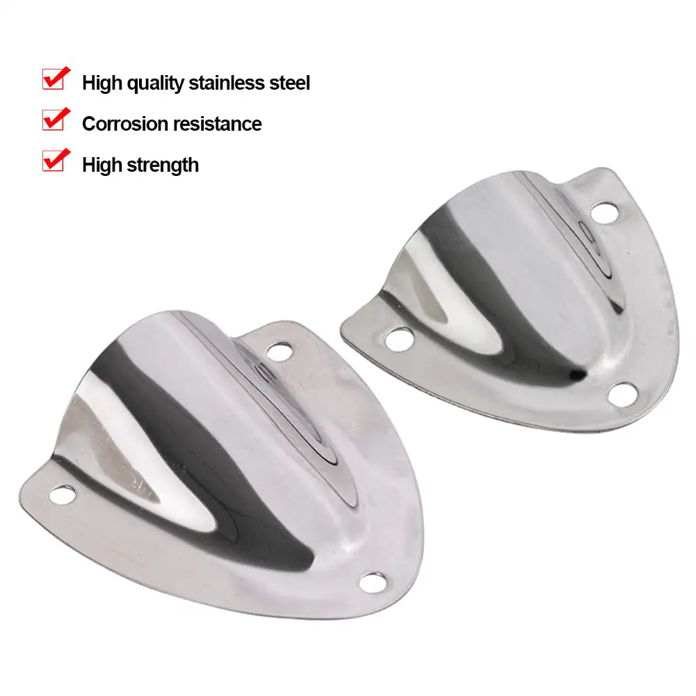 1/2PCS Marine Yacht Ship Accessory Marine Hardware Stainless Steel Clam Shell Midget Boat Vent Hose Cable Clam-shell Cover