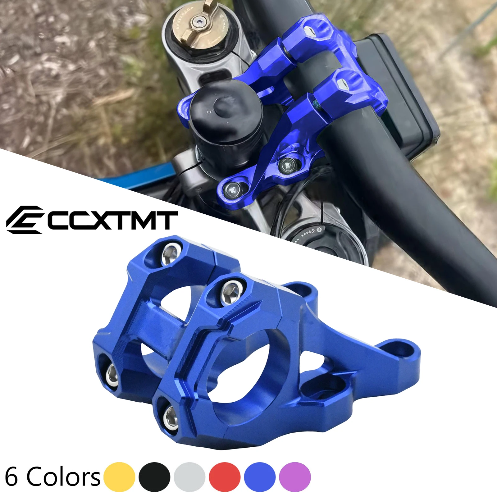 31.8mm Aluminium Electric Motorcycles Handlebar Direct Mount Stem Accessories For Surron light bee X S L1E For Segway X260 X160
