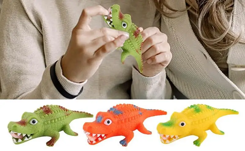 

Crocodile Stretchy Toys Crocodile Stretchy Joke Animal Toys Magic Sand Filling For Kids Crocodile Fidget Rebound Sensory Toys