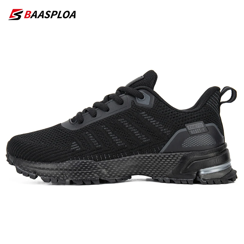 2023 Baasploa Women Sport Shoes New Spring Breathable Mesh Running Shoes Non-Slip Outdoor Lightweight Women Training Sneakers