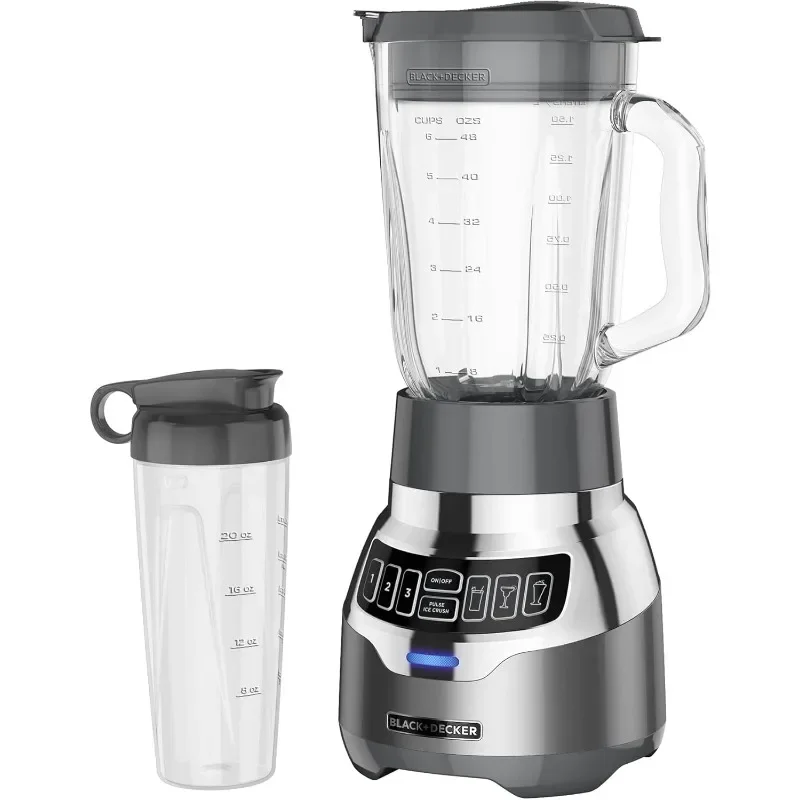 Blender Digital powerblast dengan teknologi senyap, baja tahan karat, BL1300DG-T