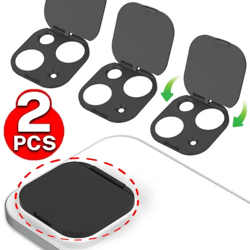 

2/1PCS New Back Camera Lens Flip Cover Protector Plastic Phone Lens WebCam Privacy Protective Sticker for iPhone 17 Pro Max