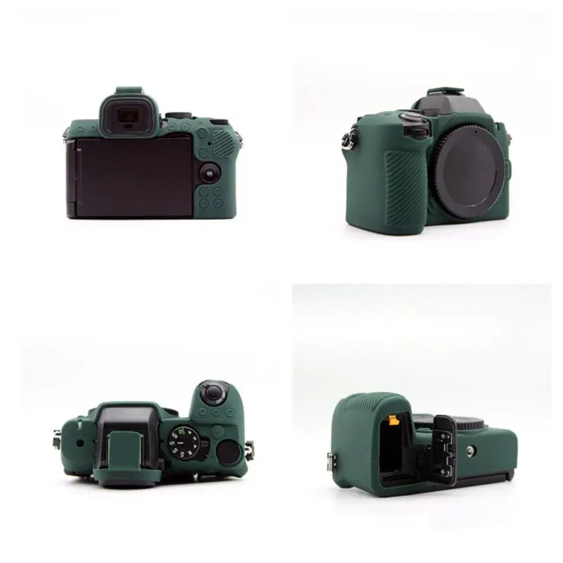[B24B!】 For Nikon Z50 II For Nikon Camera Protection Rubber Soft Silicone Case Armor Glossy Sleek Body Cover