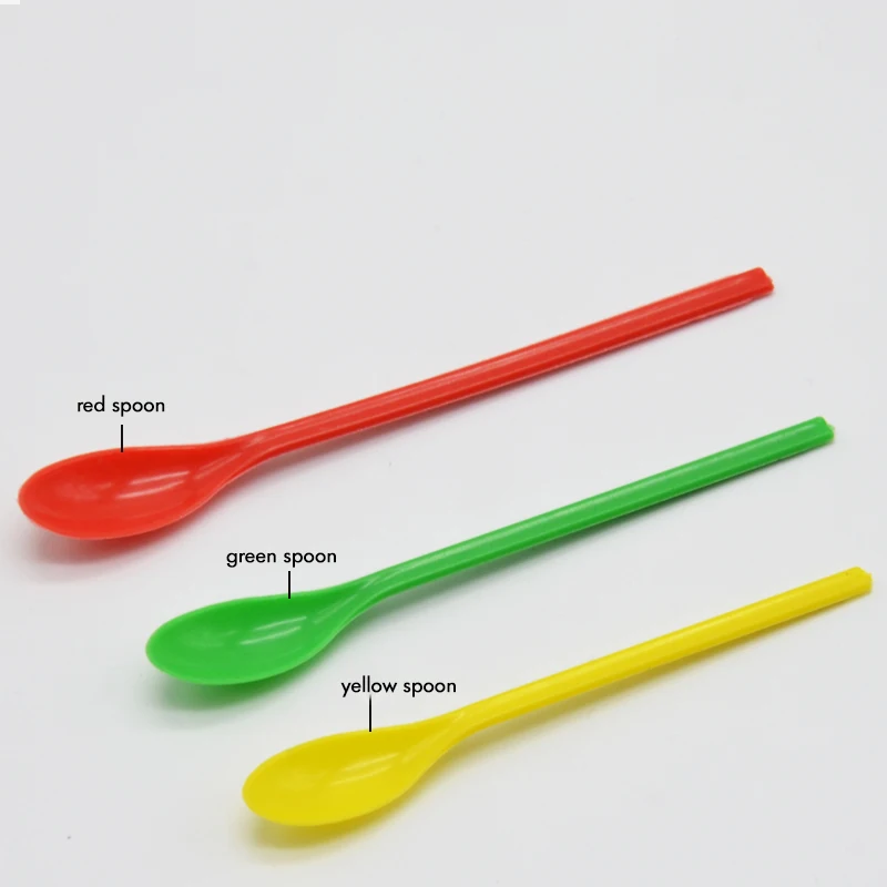 3PCS Plastic Lab Spatula Micro Scoop Set Laboratory Sampling Spoon Mixing Spatula for Powders Gel Cap Filler