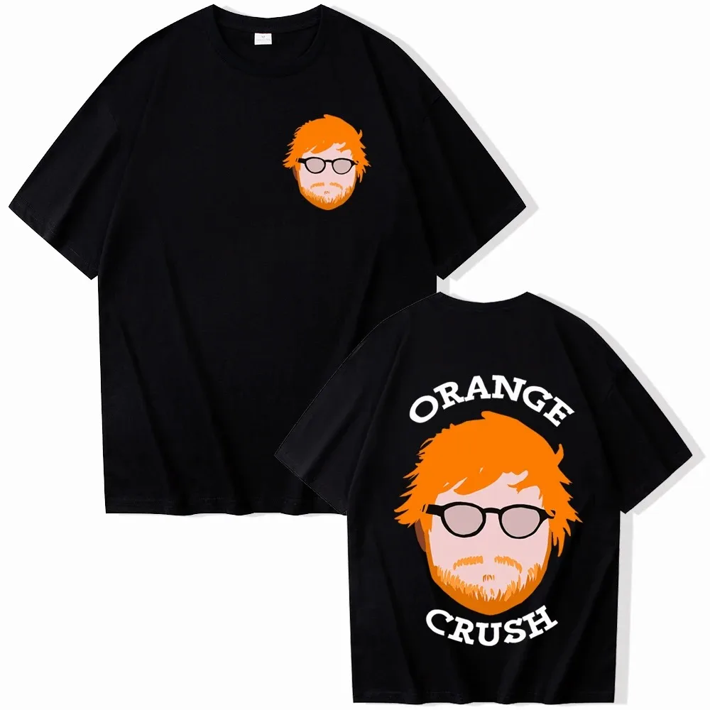 Streetwear Hip Hop Harajuku Ed Sheeran The Math Tour Sheerios T Shirt Cotton Casual Short Sleeve shirt Vintage Tee Oversized top