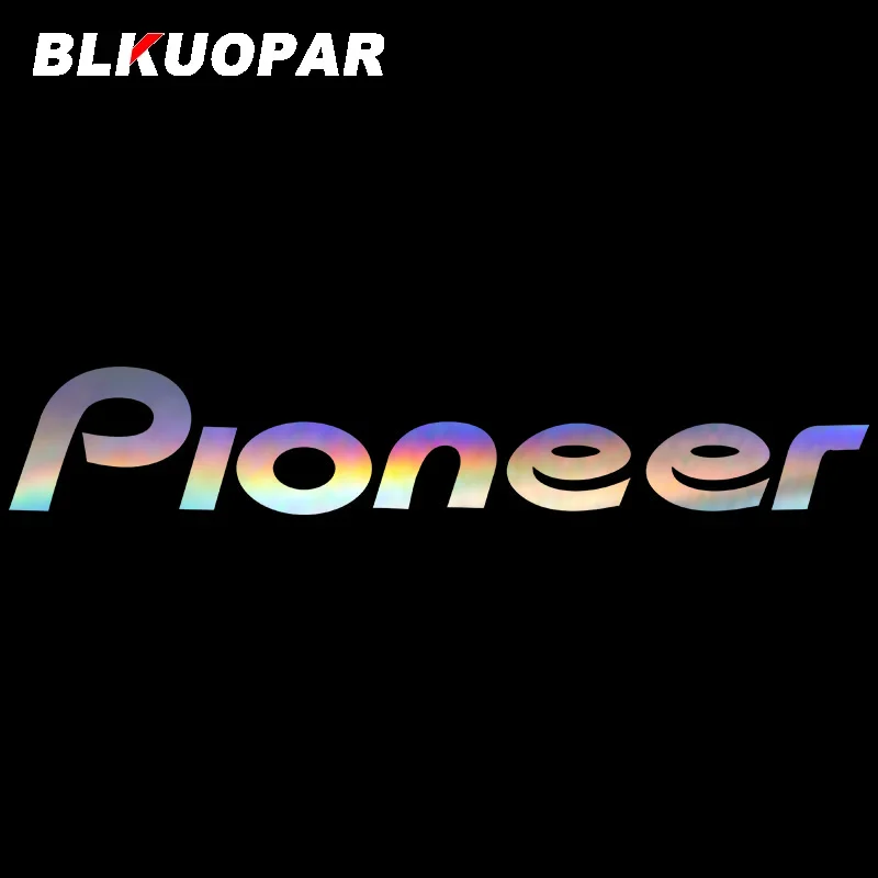 

BLKUOPAR for Pioneer Car Stickers Laser Personality Waterproof Decals Occlusion Scratch Creative Refrigerator Decoration