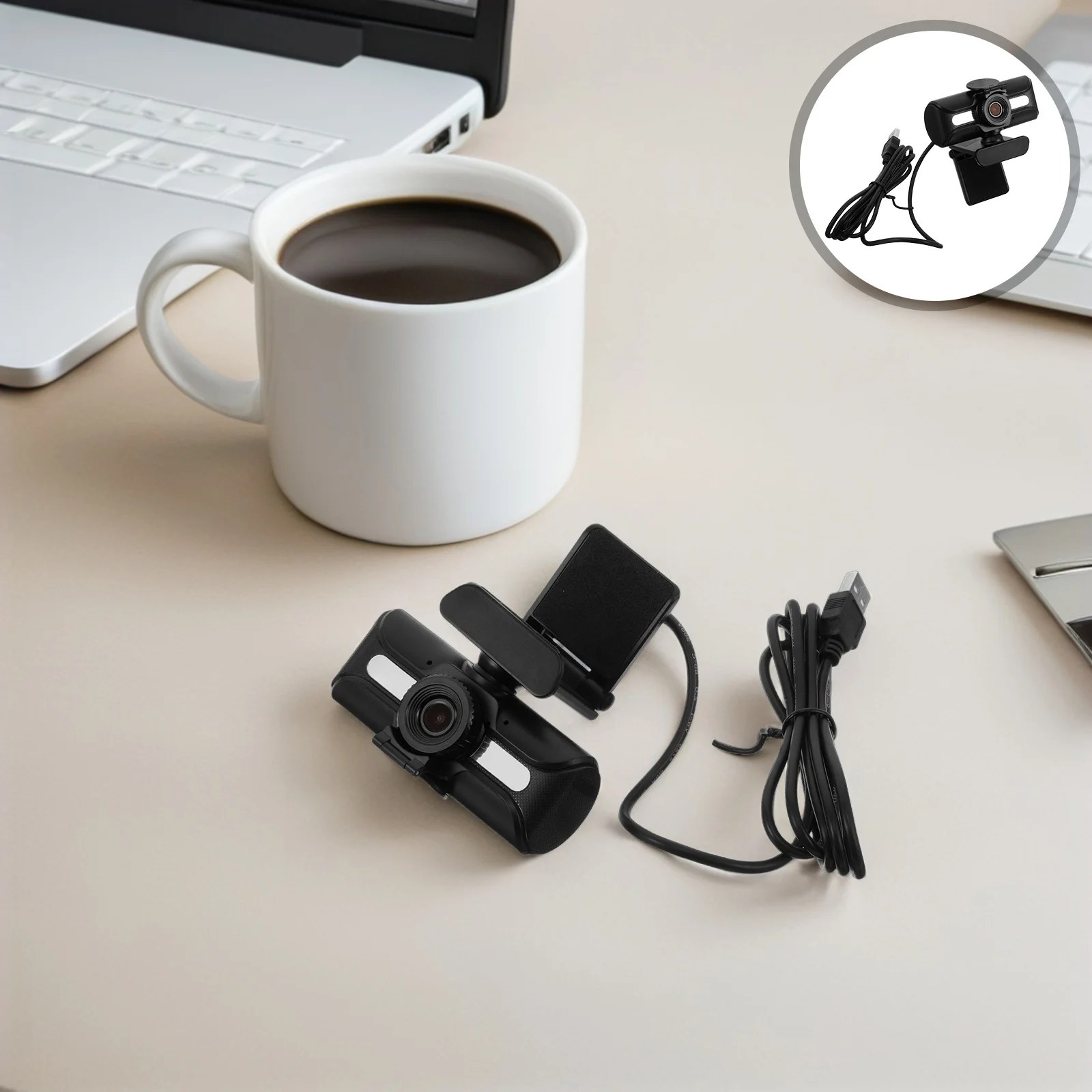 1080p Hd Webcam for Pc Desktop Plug Play USB Camera Video Conferencing Live Streaming Zoom Meeting Computer Camera
