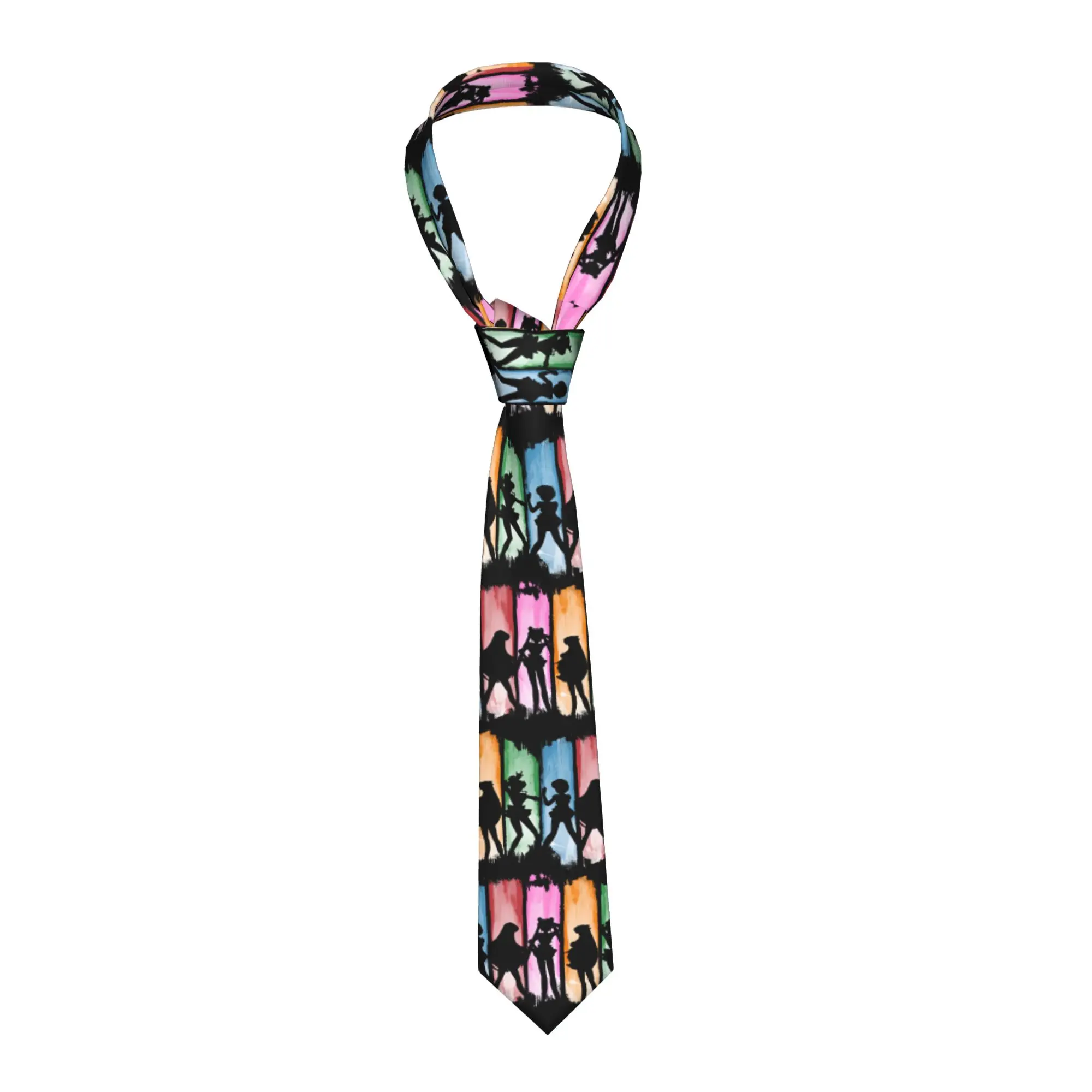 

Custom Mens Sailors Anime Moons Neck Ties Bishoujo Fashion Tie For Business