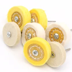 1PC 50mm Polishing Wheel Cloth Buffing Wheel Gold Silver Jewelry Mirror Polish Pad For Grinder Power Tool Accessories