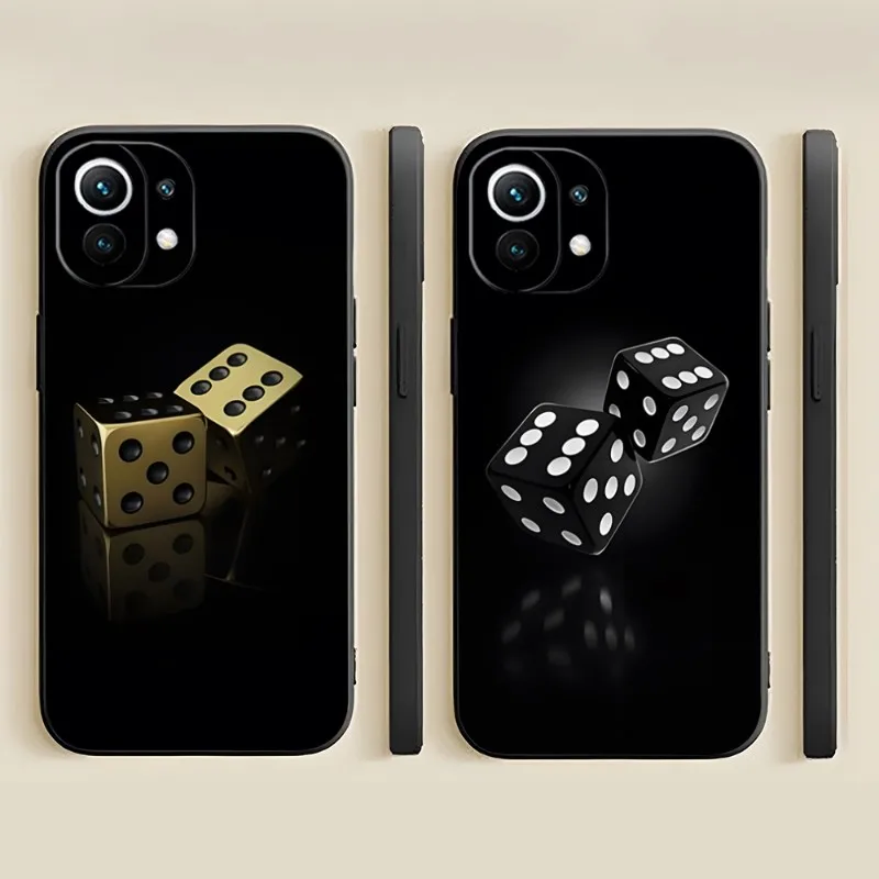 Dice Poker Casino Phone Case For Xiaomi 9 12 11T 10 11 9T 9SE 11i Lite Ultra Note10 Poco F3 F4 M4 M3 X4 GT Pro Back Cover