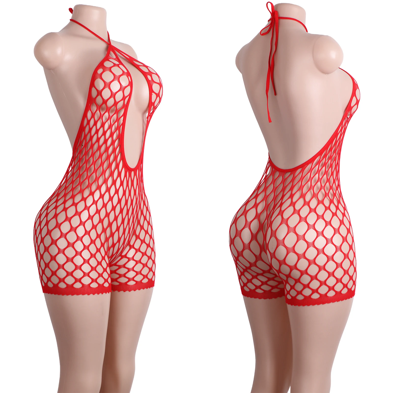 Rhinestone Lingerie Bodysuit Straps Mesh Shorts Club Performance Exotic Dancewear Stage Costume Sexy Adults Outfit Quality