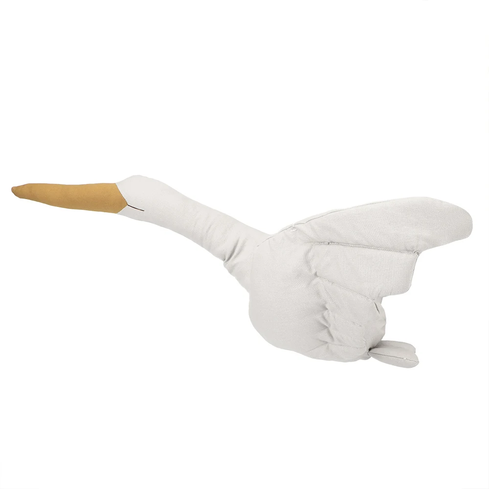 Wall Hanging Swan Bedroom Nursery Room Decoration Plush Stuffed Doll Linen Fabric Baby Soothing Pillow Hanging Ornaments