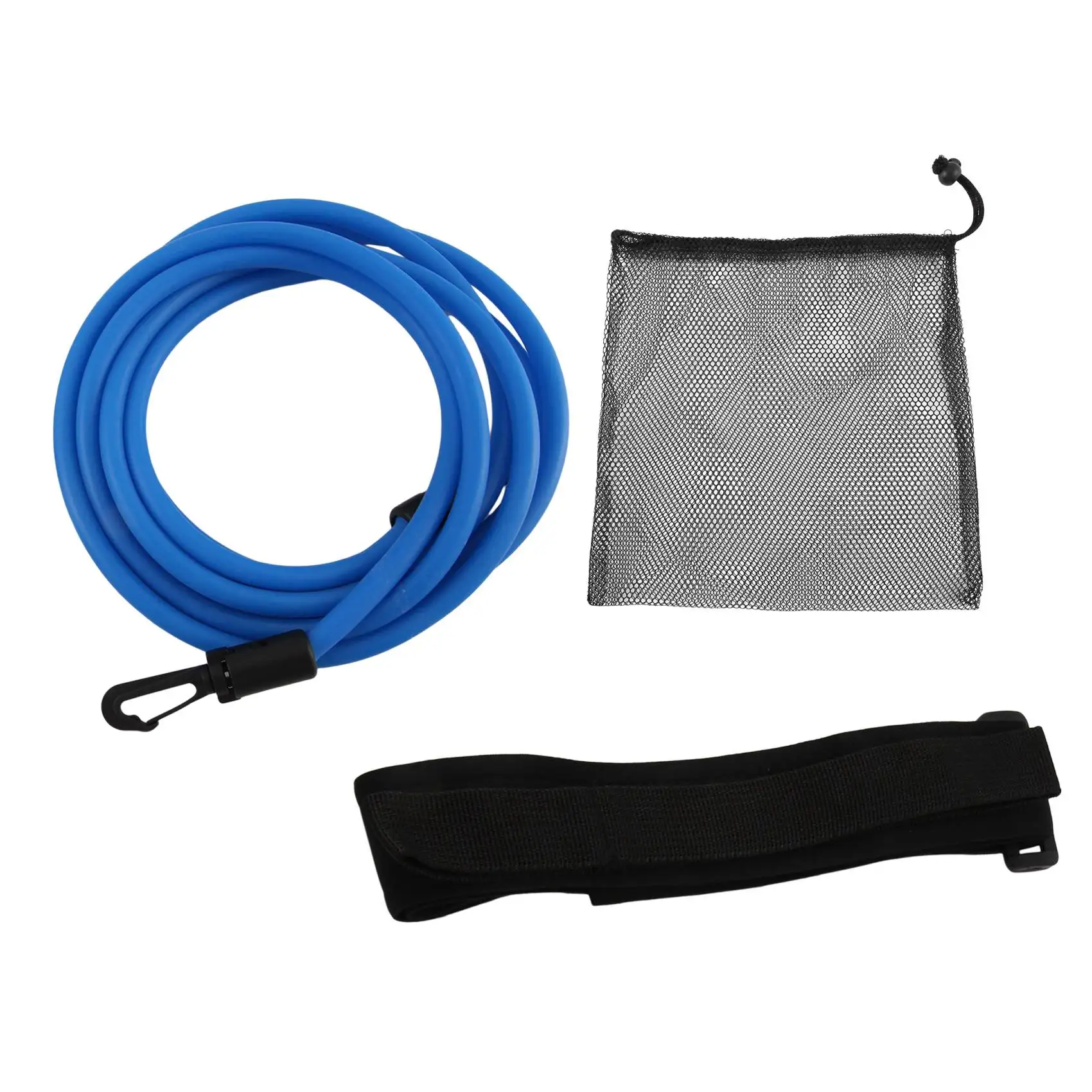 Swimming Training Resistance Band Adjustable Waist Belt Suitable for Swimming Pool Swimming for Adults and Children-A