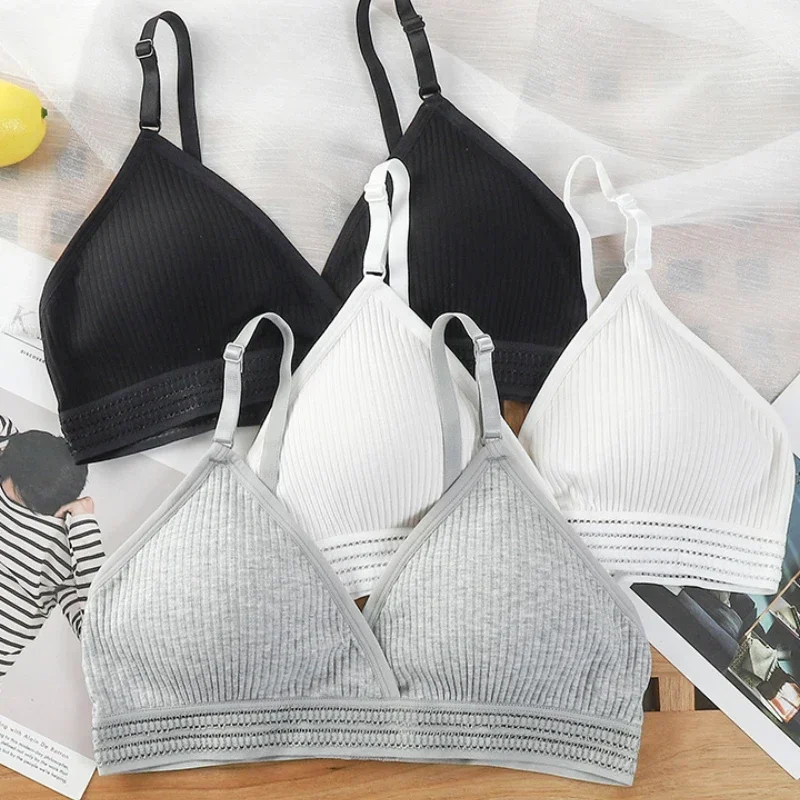 ผู้หญิงโยคะกีฬา Bras สามเหลี่ยมถ้วยชุดชั้นในผู้หญิง Breathable ห่อ Tube Top ความงามเซ็กซี่กลับปรับสลิง Bra Gym Vest