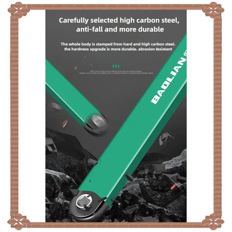 24-Stunden-Lieferung BAOLIAN Multifunktionales Dual-Head-Offset-Verlängerungsschlüssel-Werkzeug mit Antriebsadaptern, universelles Design für dicht