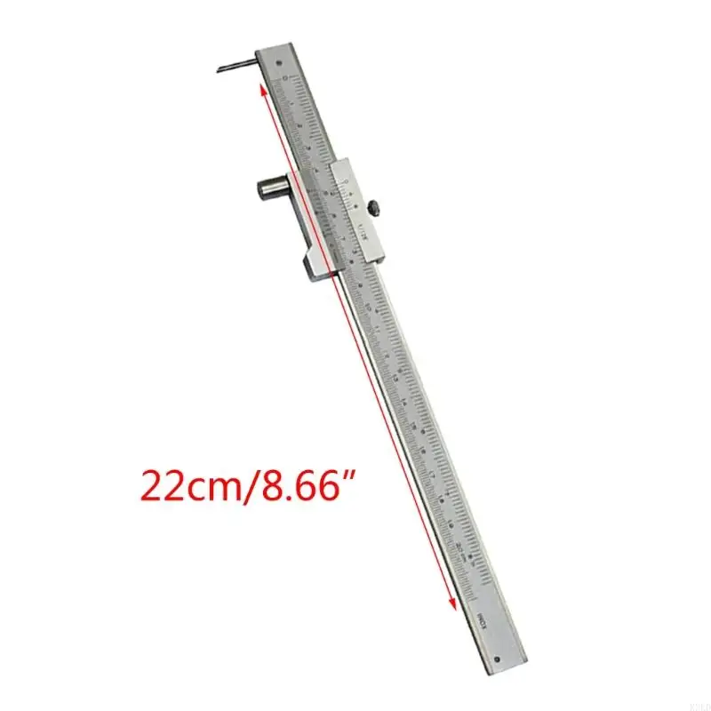K3KD Praktis Vernier Caliper 0-200mm Penjara Paralel Paralel Paralel Penguasa Mengukur