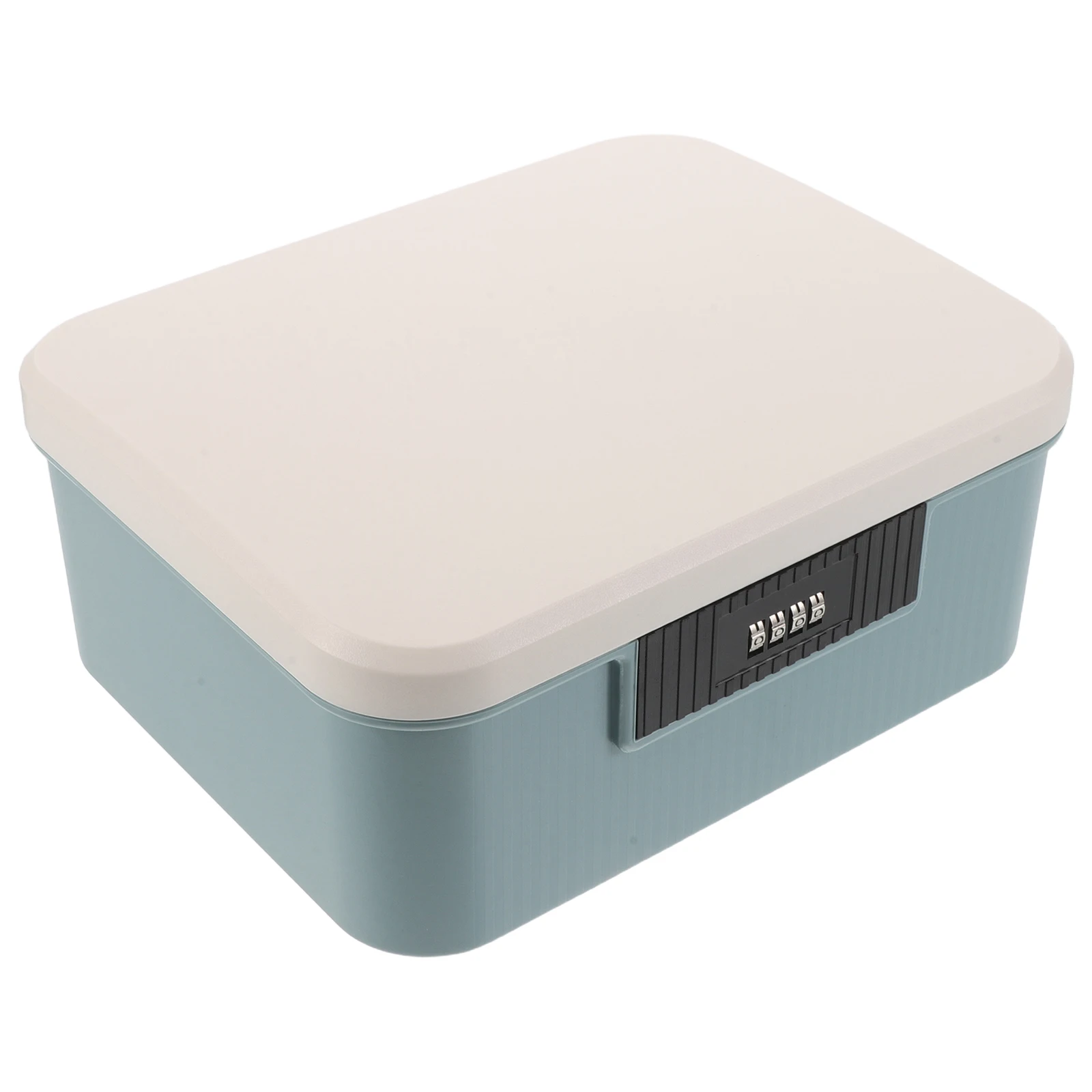 

Password Lock Storage Box Security Boxes Locking Bin with Lockable Container Trunk Case Small Heavy Duty