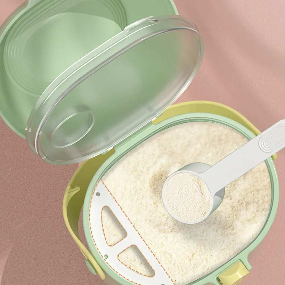 

Коробка для детского молочного порошка, портативный контейнер для хранения пищевых продуктов большой емкости, герметичный дозатор для молочного порошка, для путешествий и отдыха на природе