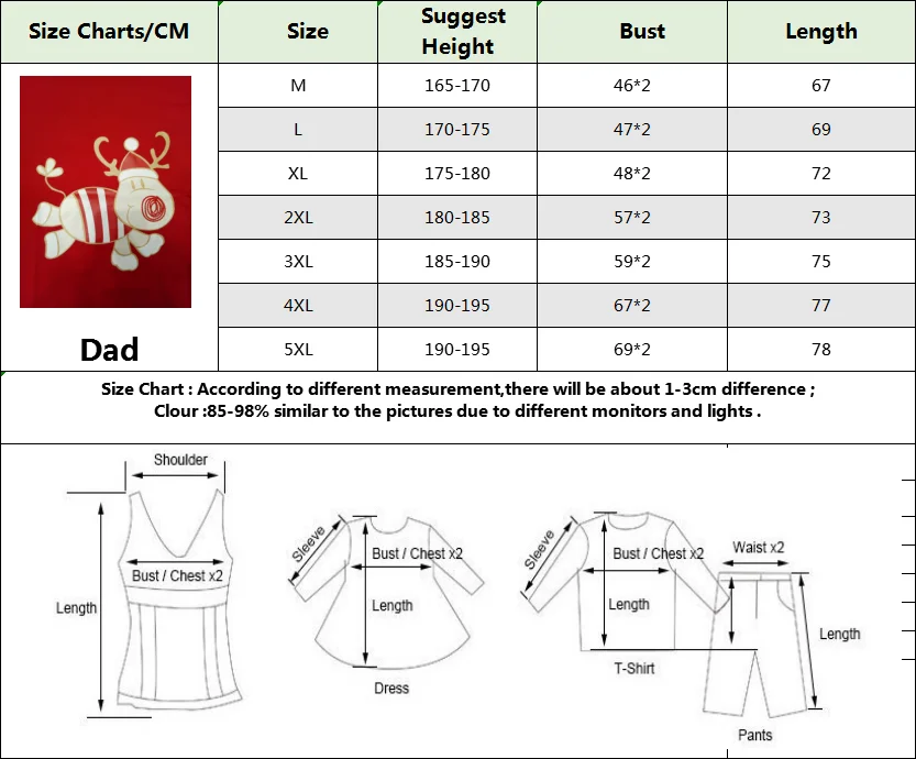 Family Look Clothes Christmas Family Matching Outfits Father Son  T Shirt Mother Daughter Short Sleeve Dad Mom Baby Family Suit